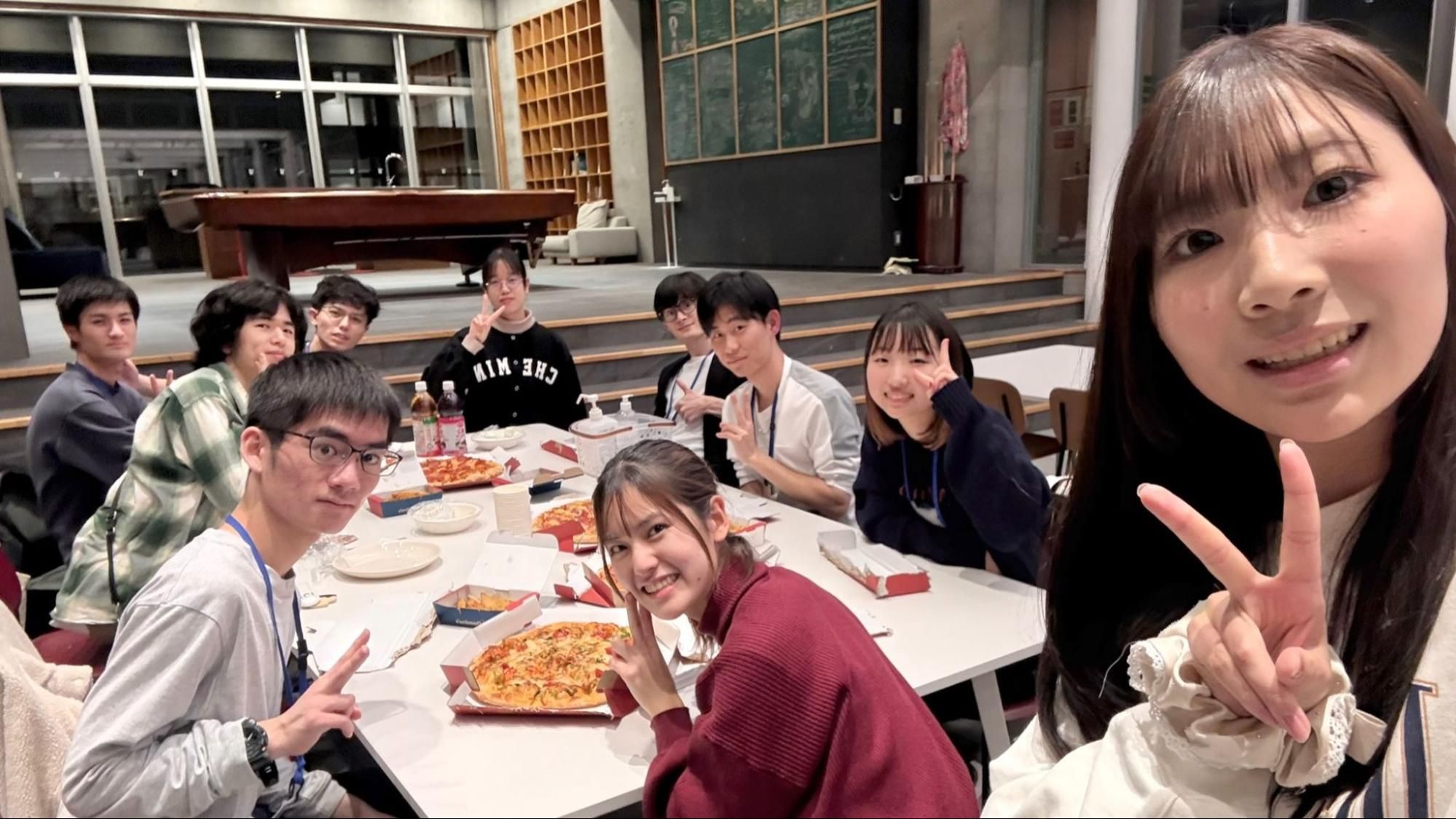 菅野班会の様子